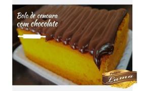 Bolo de Cenoura C/ Chocolate