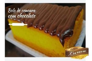 Bolo de Cenoura C/ Chocolate